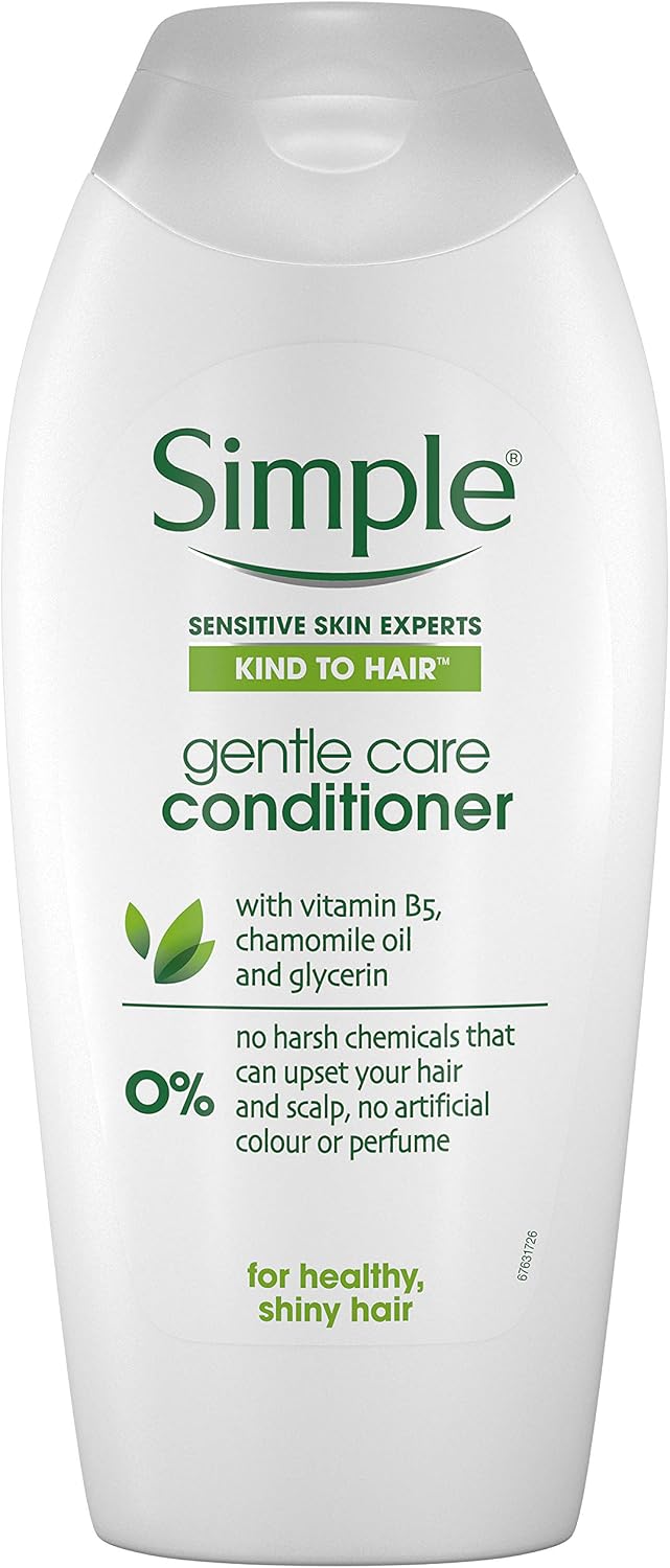 Simple Gentle Care Conditioner 6x 400ml, red, 400 ml (Pack of 6)
