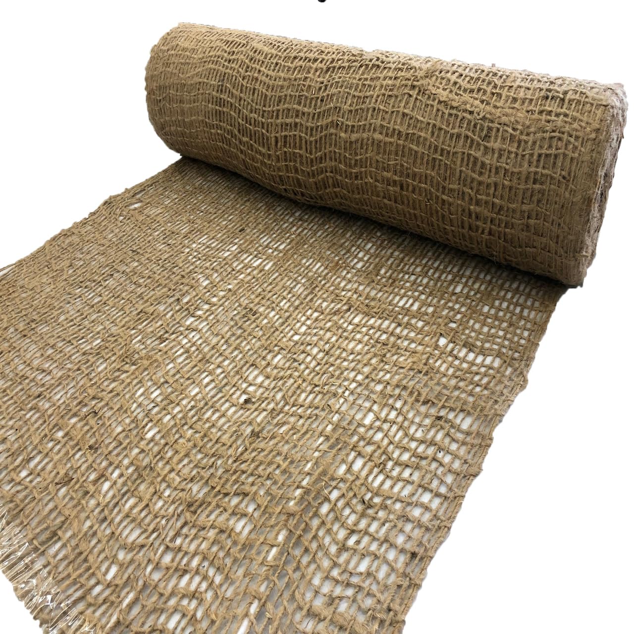 Photo 1 of **SCRAPES**AK TRADING CO. Jute Erosion Control, Soil Saver Mesh Blanket - 48" Wide x 75 Yard Roll (225 feet Long) - 900 Sq. Ft. Coverage