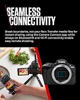 Canon EOS R50 Mirrorless Camera Content Creator Kit 4K APS-C WiFi Bluetooth view 7