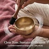 Silent Mind Tibetan Singing Bowl Set with Cushion Mallet Beginner Friendly view 4