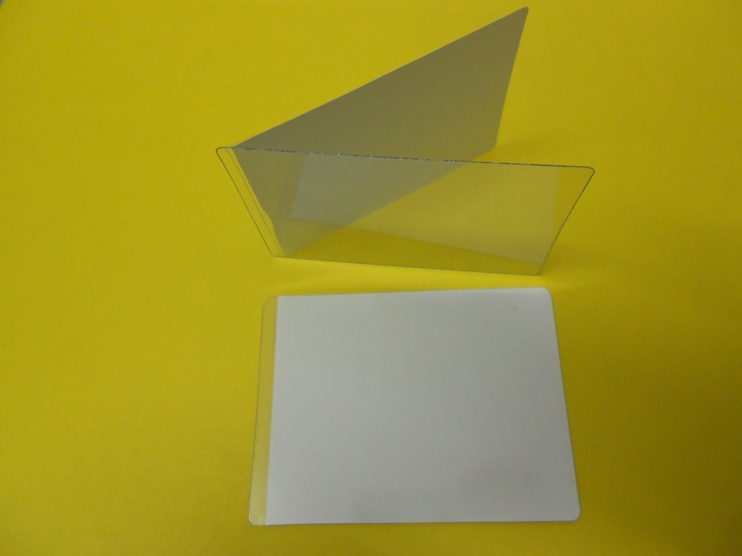71MM X 115MM COLD SEAL LAMINATING POUCHES 240 micron. 100 PACK