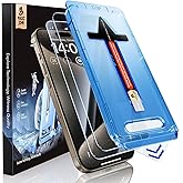MAGIC JOHN 2 Pack for iPhone 15 Pro Max 6.7 inch Tempered Glass Screen Protector, Auto Dust-Elimination Installation, Bubble Free, Dynamic Island Compatible, HD Clear, Easy Installation