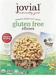 Jovial Whole Grain Brown Rice Elbows Pasta -Whole Grain Pasta, Organic, Gluten Free, Dairy Free, Brown Rice, Made in Italy - 