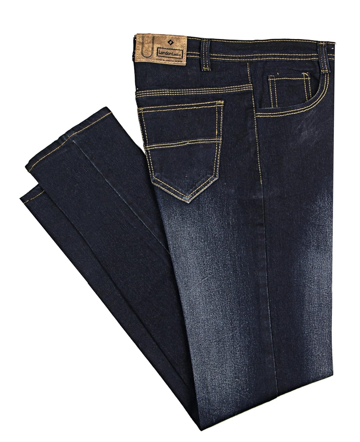 london looks black slim fit jeans