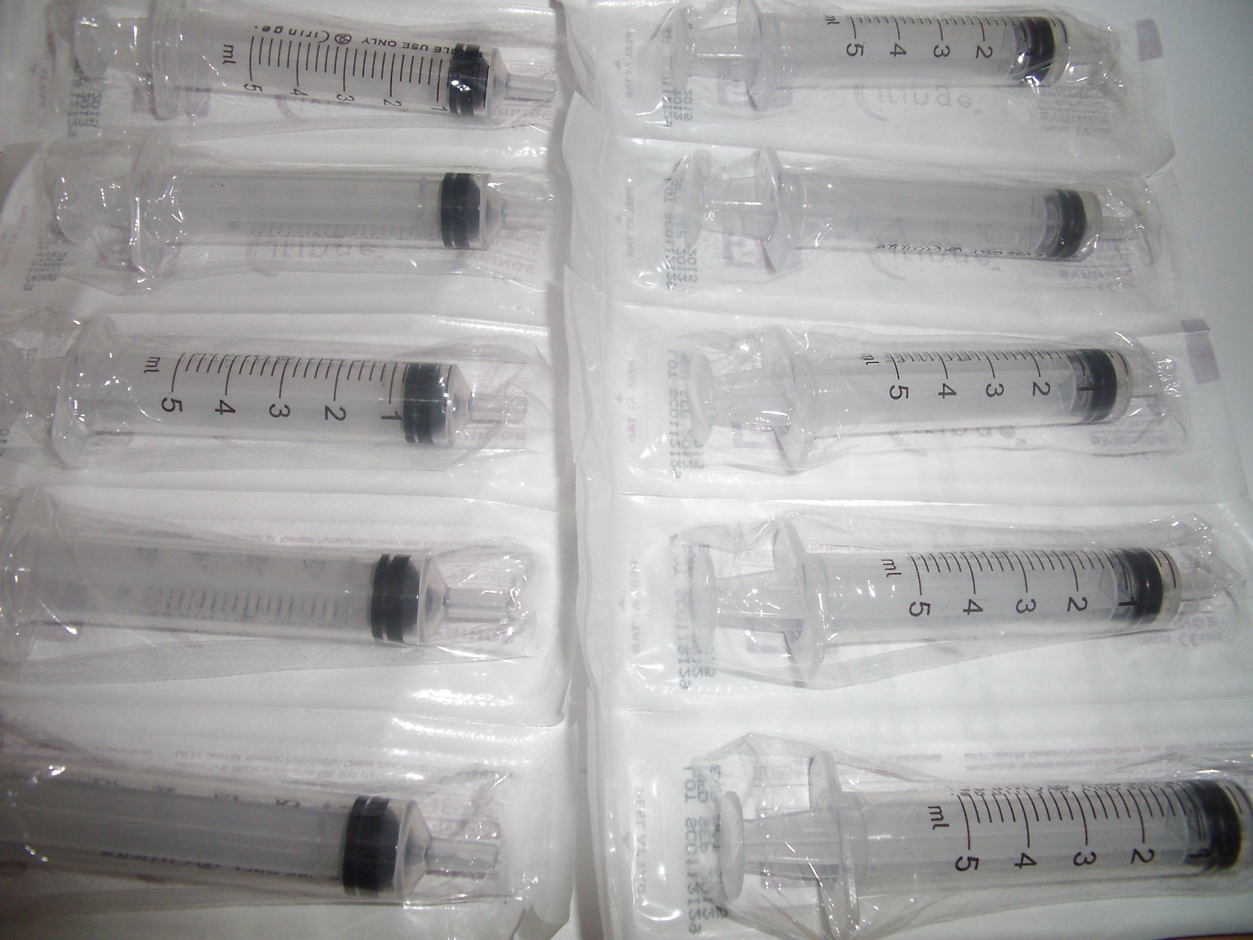 SYRINGE 5ML PK 10