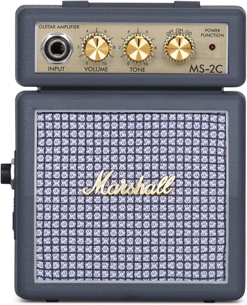 Marshall MS-2C Micro Guitar Combo Amplifier 1W Battery Powered Practice Amp