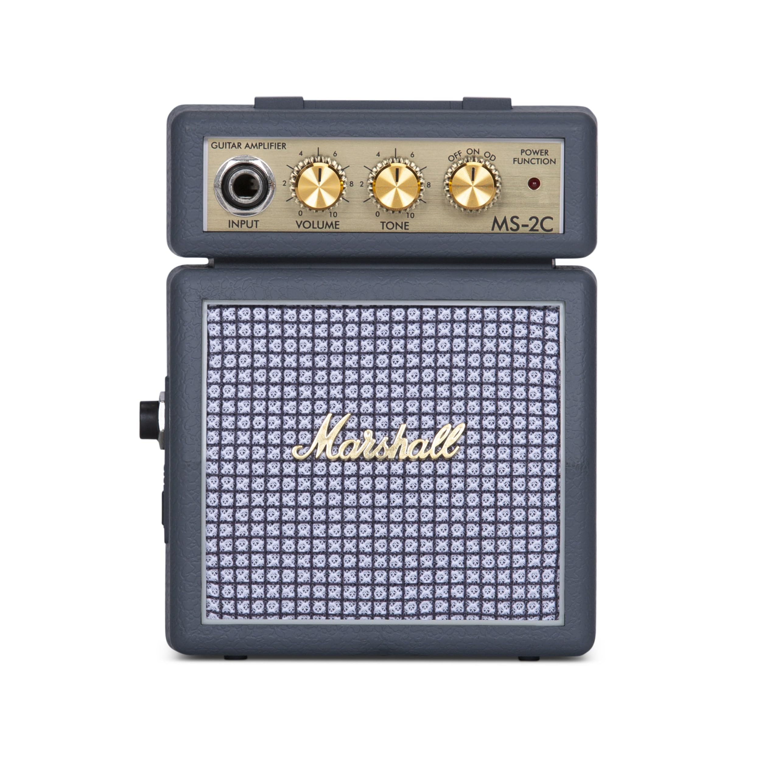 Marshall MS-2C Micro Guitar Combo Amplifer, Mini Practice Amp Suitable for Electric Guitar - Classic
