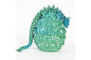 SHYHAND Dragon Egg 3D Printed Dragon Egg Articulated Dragon Crystal Dragon with Dragon Egg Fidget Dragon Egg Toy Executive Desk Toys Adults Fidget Dragon Toys