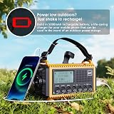 ROCAM Wind Up Solar Radio DAB/FM with 5000mAh Power Bank, SOS Light view 5