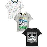 Amazon Essentials Disney | Marvel | Star Wars Boys and Toddlers' Short-Sleeve T-Shirts (Previously Spotted Zebra), Multipacks