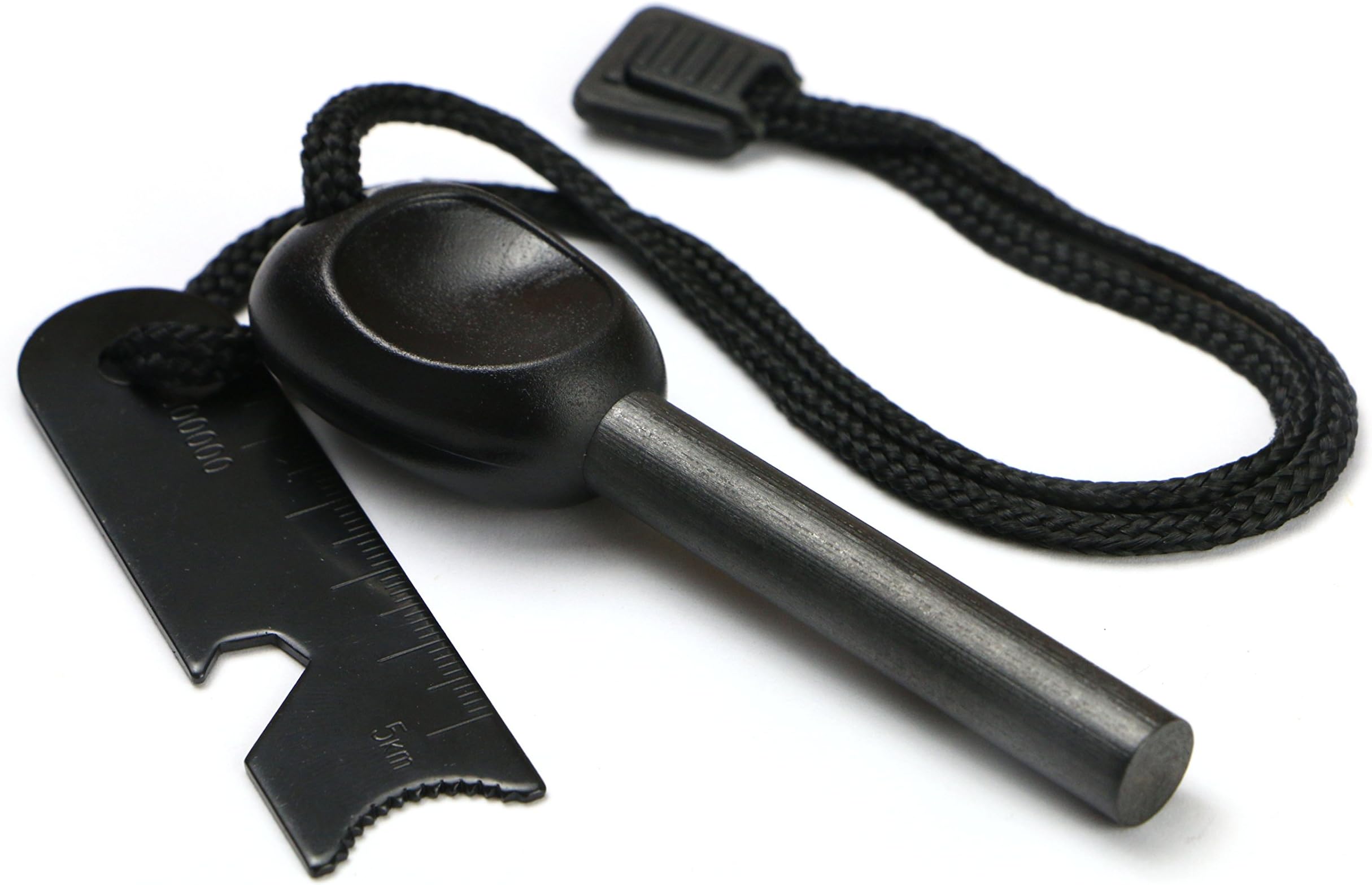Polymath Products Spitfire Fire Starter – Chunky ferrocerium rod (fire steel) and durable striker for ultra-reliable fire lighting.