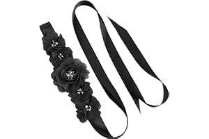 OYABRIDAL Pearl Sash for Flower Girl Bridal Wedding Bridesmaid Sash Belt Floral Sash Belt for Women