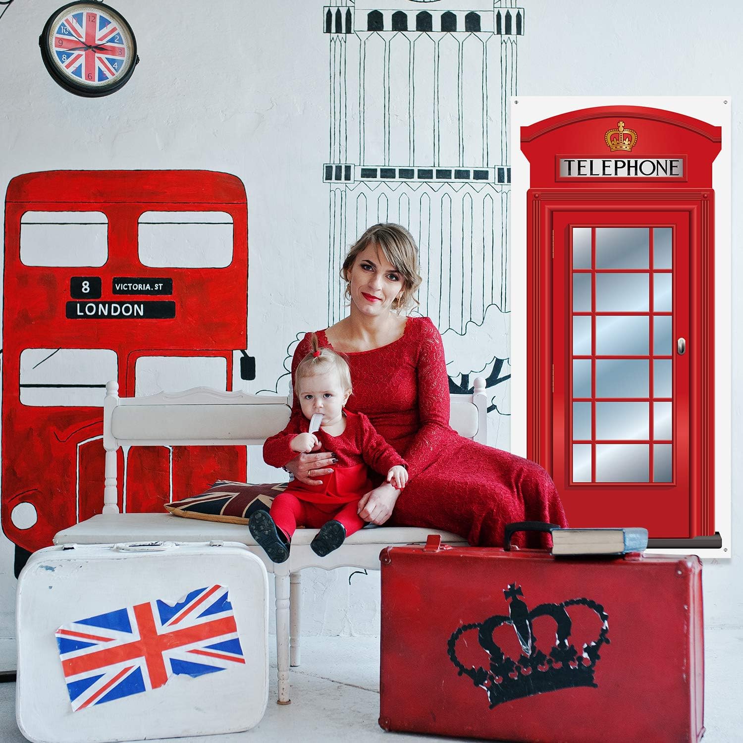 English Phone Booth Door Cover - Image 5