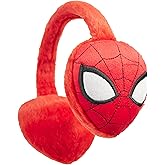 Marvel Spiderman Boys Fluffy Earmuffs, Winter Ear Warmers - Gifts for Boys