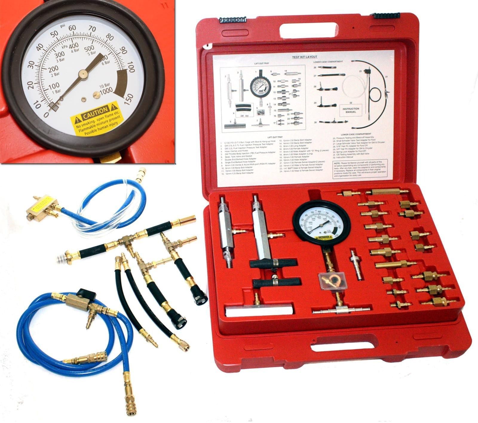 QuestCraft Master Fuel Injection Pump Pressure Test Kit CISE CIS Metric SAE Free Shipping by QuestCraft