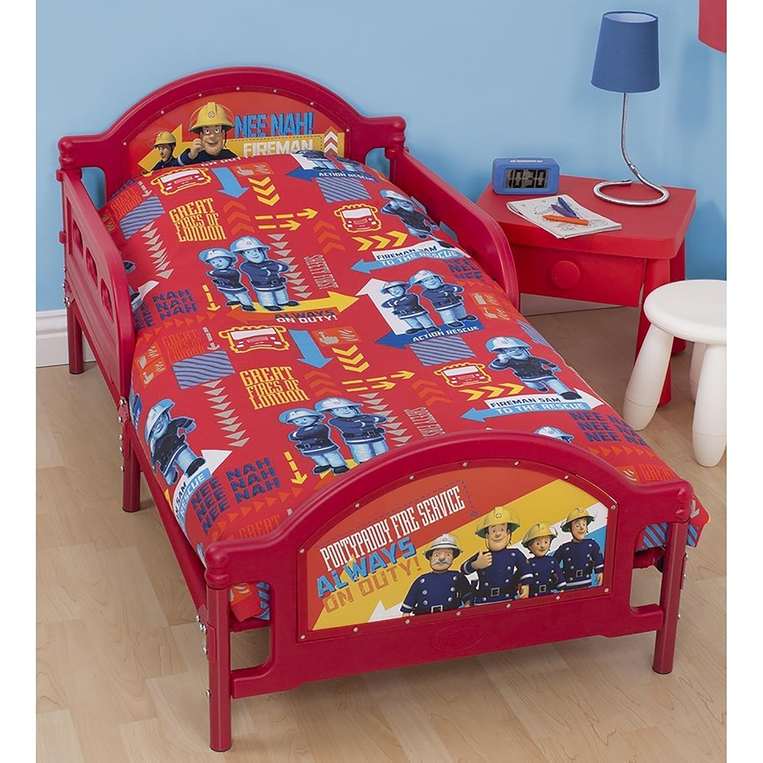 fireman sam cot duvet set