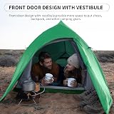 Naturehike Cloud-Up 2 Ultralight Tent 2 Person 210T Green Upgrade view 5