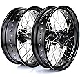 TOFR 17" Supermoto Supermotard Wheels Rims Hubs for SX EXC XC SXS 125-540 2 strokes /4 strokes 2003-2019