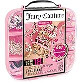 Make It Real Juicy Couture: Glitz ‘N Glam Charm Bracelets - 494pc DIY Kit, Design & Create 18 Cord & Ribbon Bracelets, Bead Jewelry, Storage Case, Girls & Kids 8+
