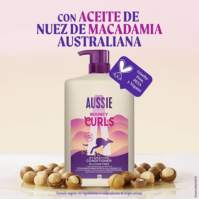 Rizos Acondicionador para Pelo Rizado, Sin Siliconas y Vegano, 1L