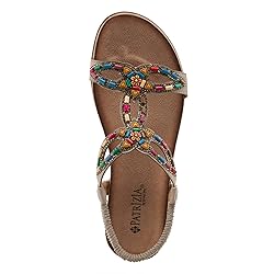 PATRIZIA Women's Volcanic Slingback Sandal Grey EU
