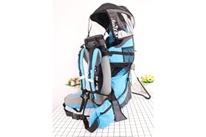 LY WONDERFUL Premium Baby Backpack Carrier for Hiking with Kids – Carry Your Child Ergonomically 110 (Blue)