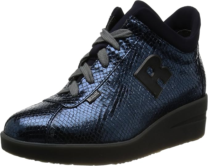 Amazon.com | Ruco Line Shoes with wedge Delhi Blue Size: 5 | Mules & Clogs