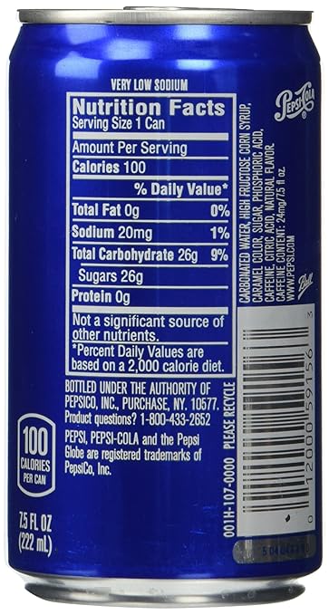 diet coke nutrition facts 0 3
