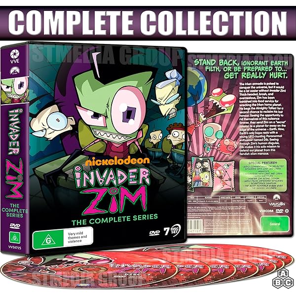 Amazon.com: Invader ZIM - Complete Invasion [DVD]: 0631595066371