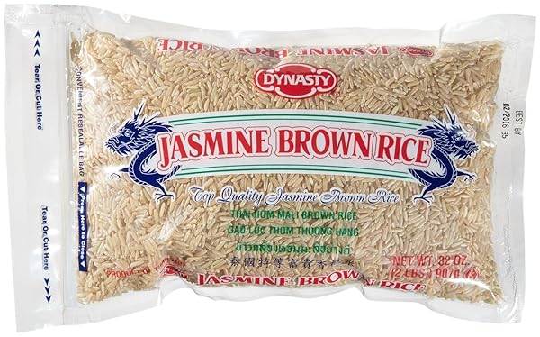 DYNASTY, BROWN JASMINE RICE, 2 LB
