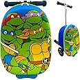 Fast Forward Kid’s Licensed 18" Ride-On Suitcase Scooter - Lightweight Carry-On Luggage Scooter with LED Light Up Wheels