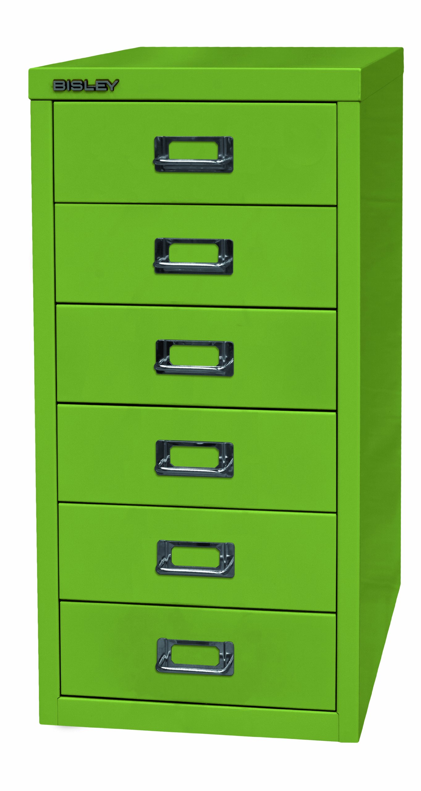 BISLEY MultiDrawer 29 Series A4 6 Drawer Metal 604 Green 38 x 27.9 x 59 cm