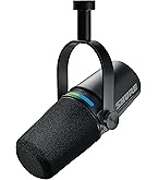 Shure Microfone dinâmico MV7+ Podcast. Certificado OBS, áudio