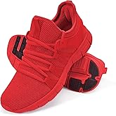 INZCOU Running Shoes Lightweight Tennis Shoes Non Slip Gym Workout Shoes Breathable Mesh Walking Sneakers