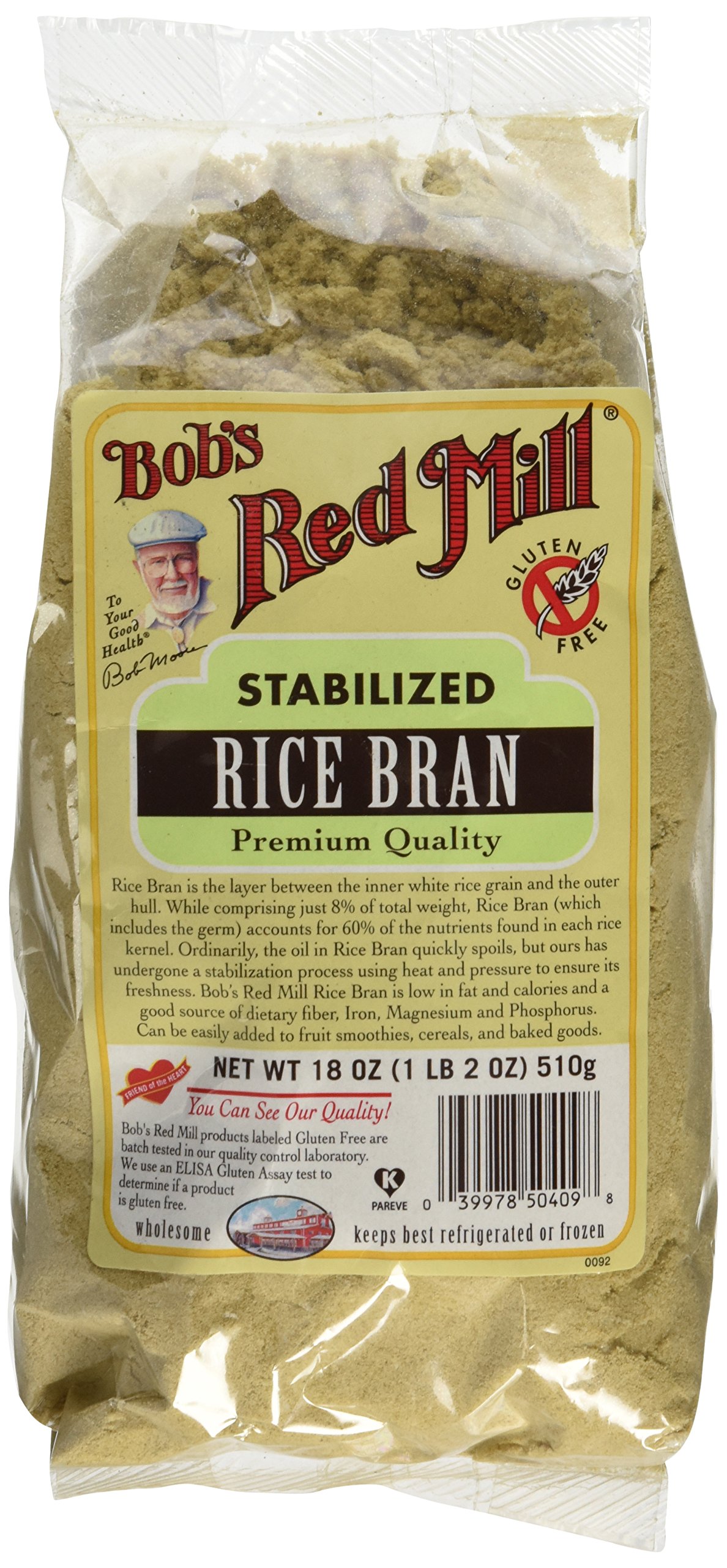 One 18 oz Bob's Red Mill Rice Bran Buy Online in United Arab Emirates