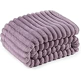 Bedsure GentleSoft Light Purple Fleece Blanket for Couch - Super Soft Cozy Twin Blankets for Women, Cute Small Blanket for Girls, 60x80 Inches