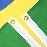 AZ FLAG Brazil Flag 3x5 ft 100D Polyester With Two Grommets view 2