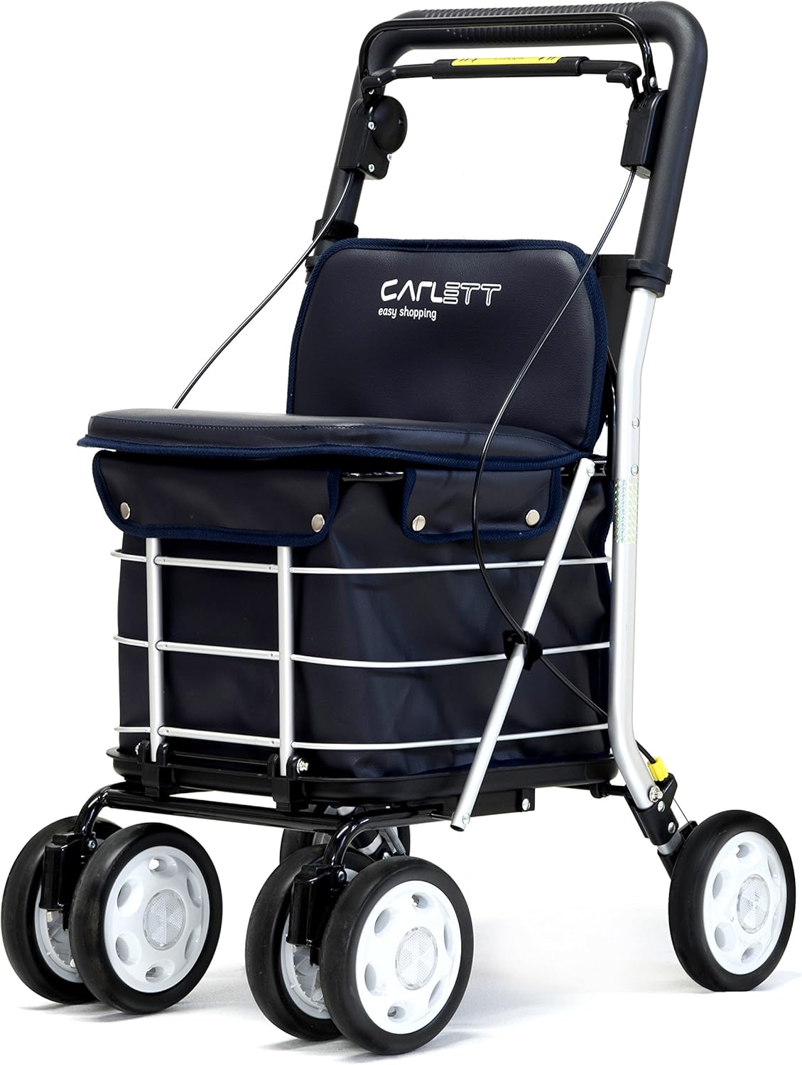 CARLETT Shopping Trolley, Aluminum, Blue Amazon.co.uk Kitchen & Home