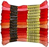 Premium Rainbow Color Embroidery Floss - Cross