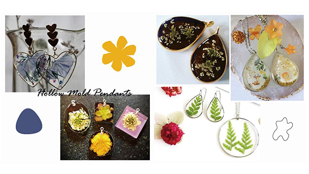 6 Pendants+Jewelry+Findings+Assorted+Geometric