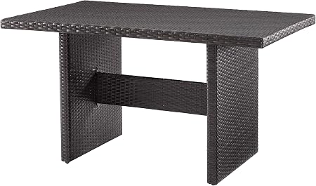 Crosley Palm Harbor Wicker Patio Dining Table In Brown Amazon Ca Patio Lawn Garden