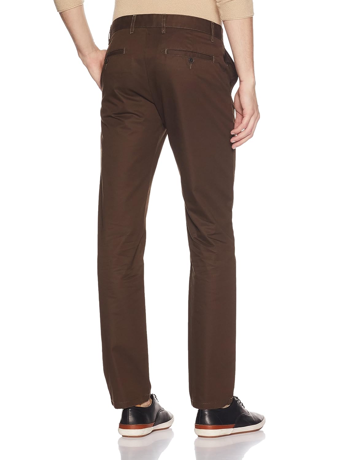 symbol amazon brand men's slim fit casual trouser
