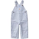 Carhartt Boys Loose Fit Canvas Bib Overalls | Boys' &amp; Girls' Bib Overall | Adjustable Shoulder Straps | Shoulder &amp; Crotch Snaps | Reinforced Knees | Durable Construction