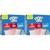 Pop-Tarts Toaster Pastries, 20.3oz Box, 12 Count, Pack of 2 | Breakfast Foods | Kids Snacks