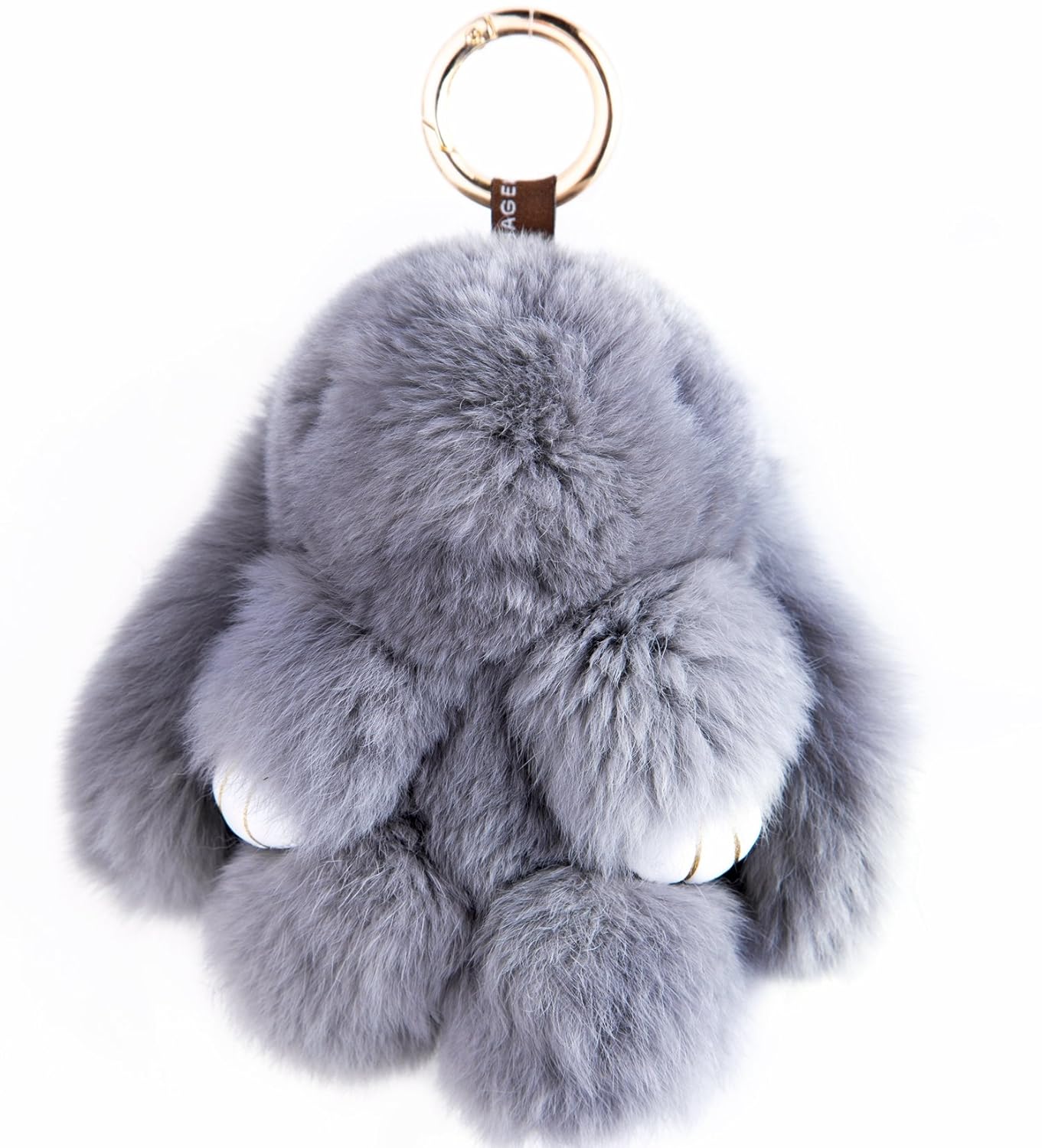 stuffed bunny keychain