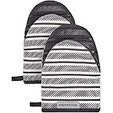 KitchenAid Albany Mini Oven Mitt 2-Pack Set, Onyx Black, 5.5"x8"