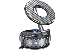 Phone Holder Car for Magsafe Car Accessories [78+LBS Hyper Suction & 4400gf Strongest Magnetic] 360°Adjustable Car Phone Hold