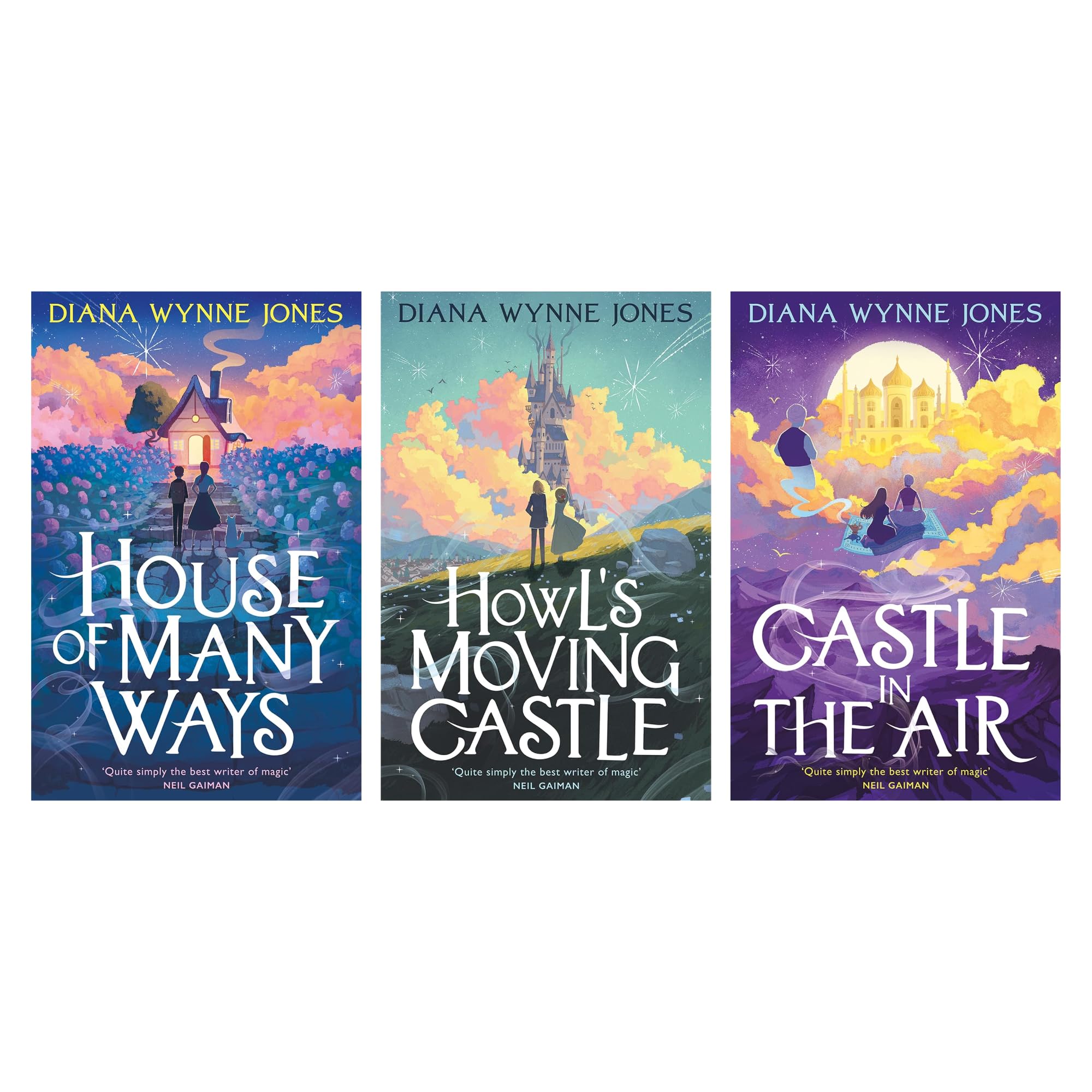 Land of Ingary Trilogy Howl's Moving Castle Complete Series 3 Books Collection Set (Howl's Moving Castle, Castle in the Air & House of Many Ways) Image