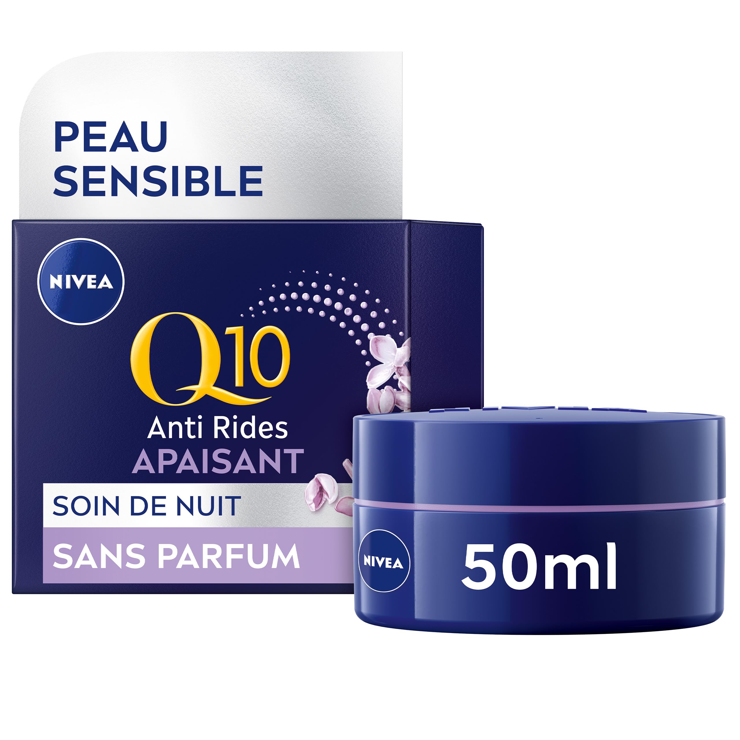 Nivea Q10 Power Sensitive Night Cream, 50 g