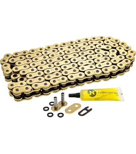 Amazon.com: RK Racing Chain GB525ZXW-112 Gold 112 Link XW